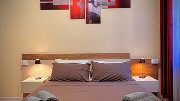 2 Schlafzimmer, Bügeleisen/Bügelbrett, kostenloses WLAN, Bettwäsche