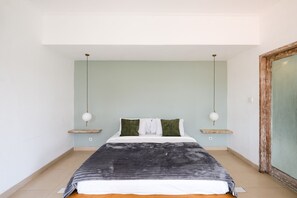 Vila, 3 quartos, vista para a piscina | 3 quartos, roupas de cama de algodão egípcio, roupas de cama premium