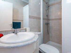 Shower, hair dryer