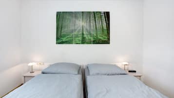 2 bedrooms, iron/ironing board, free WiFi, bed sheets