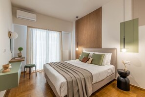 2 makuuhuonetta, silitysrauta/-lauta, ilmainen Wi-Fi, vuodevaatteet
