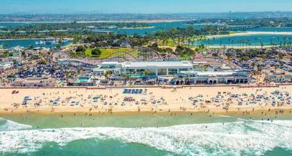 Hip BoHo Mission Beach Cottage Steps 2 Beach