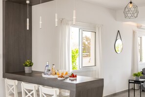 Spiseområde på rommet