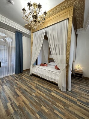 Royal Suite, City View | 1 bedroom, premium bedding, down comforters, memory foam beds