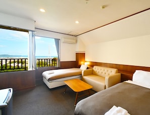 Chambre avec lits jumeaux