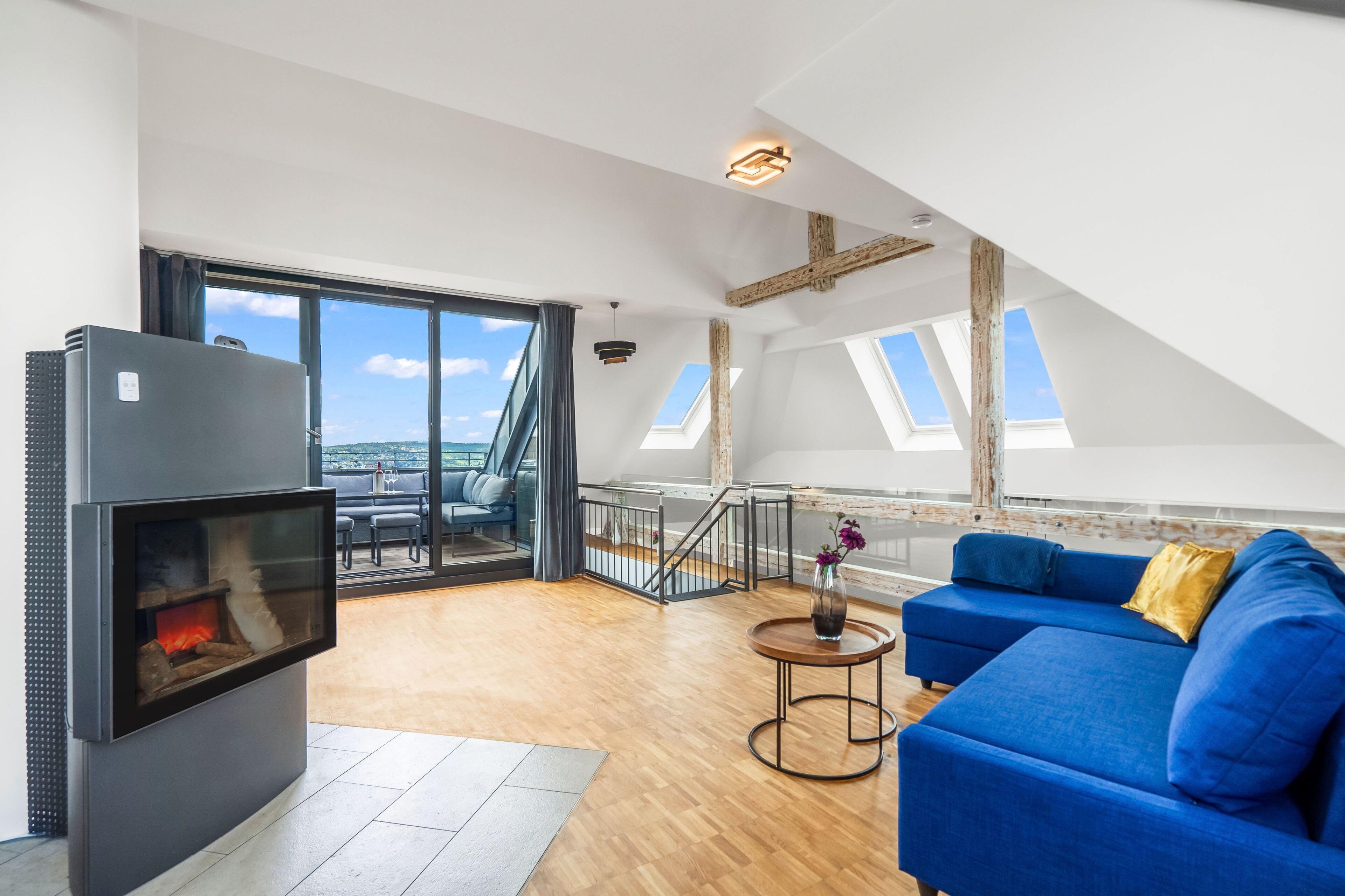 Dnd Design Loft I 170qm I Parken I Balkon I Workstation I Ne - Design Loft: 170m² Parken Netflix - Würzburg