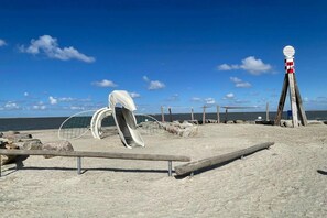 Accommodatie ligt op het strand