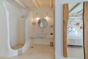 Shower, hair dryer