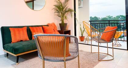 Apartamento Moderno Orange Place + Wifi+ Pool+ GYM