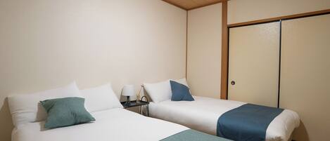 2 bedrooms, blackout curtains, iron/ironing board, free WiFi