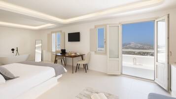 Honeymoon Suite, Balcony, Sea View | 1 bedroom, in-room safe, individually decorated, individually furnished