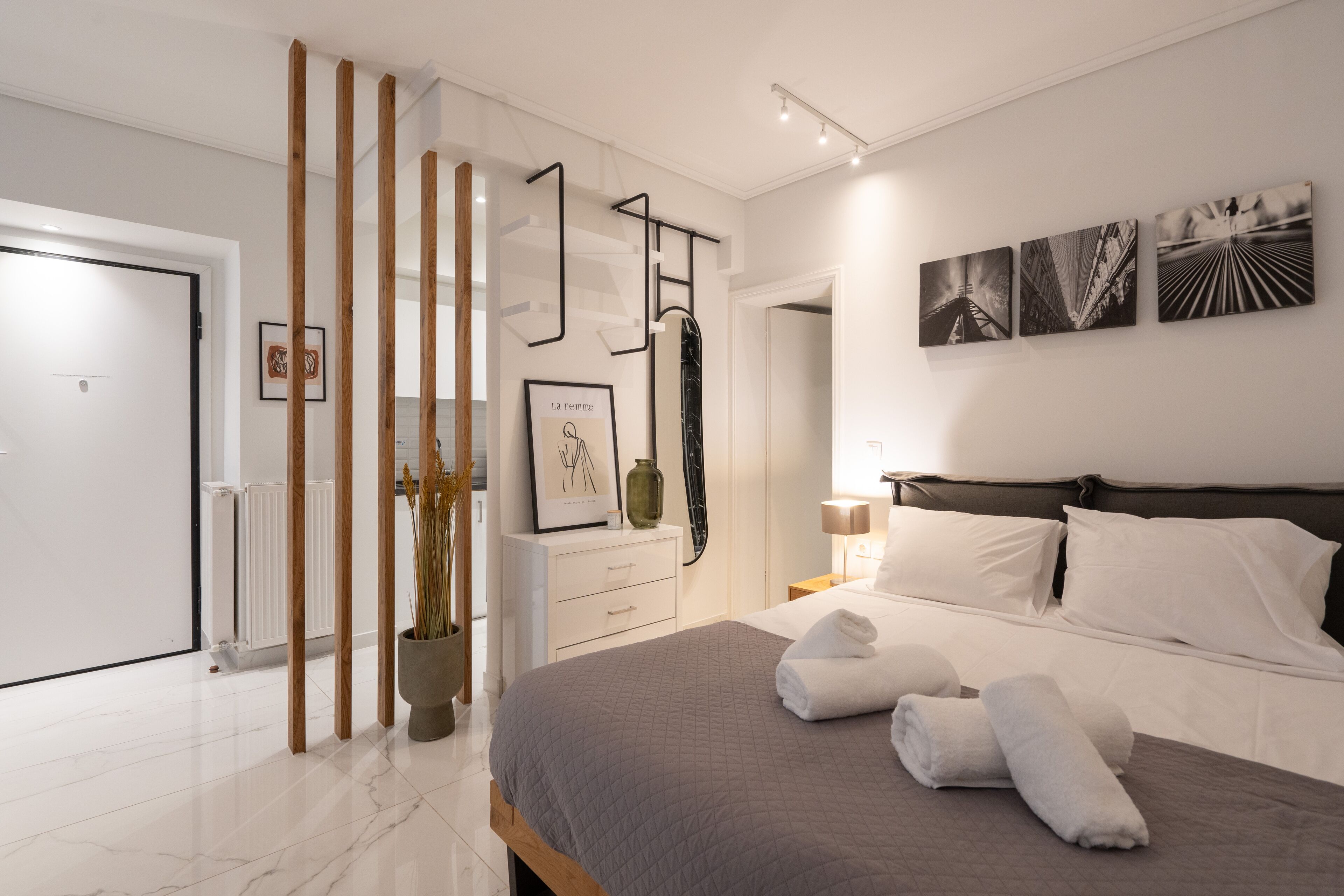 Appartamento City | 1 camera, cassaforte in camera, con stile personalizzato