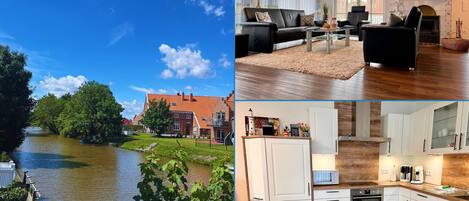 Kylskåp, mikrovågsugn, ugn och spishäll