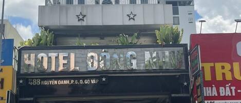 Majoituspaikan julkisivu