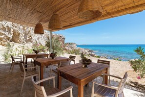 Outdoor dining - Stone Luxury Suites-Superior Suites 3 (Stegna)