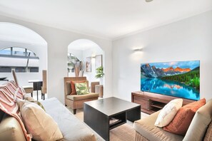 Interior - 'Kensington'- Tranquil 2-Bedroom Retreat | Pools | Walk to Beach | Mango Lagoon Resort (Palm Cove)