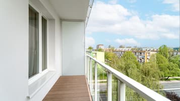 Deluxe-Apartment, Stadtblick | Balkon