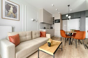Living area - MARGI Jolly Apartament (Szczecin)