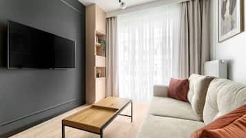 Televisión de pantalla plana 130 cm con canales de televisión por cable