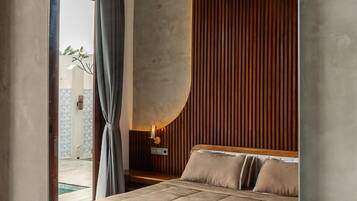 3 kamar tidur, meja kerja, dan ruang kerja ramah laptop