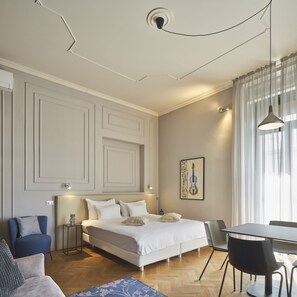 Appartamento Comfy | 1 Schlafzimmer, Bügeleisen/Bügelbrett, kostenloses WLAN, Bettwäsche