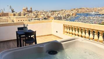 Superior Double Room, Terrace, Marina View | In-room safe, laptop workspace, blackout curtains, iron/ironing board