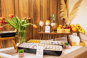 Petit déjeuner continental compris tous les jours