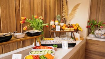 Petit déjeuner continental compris tous les jours