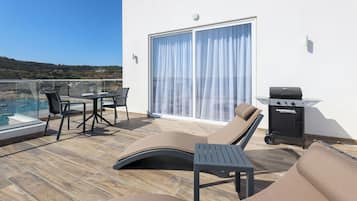Superior Studio, Sea View, Terrace | Terrace/patio