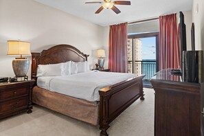 1 bedroom, WiFi, bed sheets - Seaside Serenity 15th Floor 2BR Condo with Balcony (North Myrtle Beach)