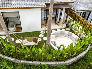 Aerial view - Berapi Villa by EVDEkimi – Spacious 3BR Villa with Pool & Kitchen close to Ubud Attractions (Ubud)