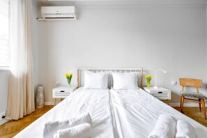 2 多间卧室、熨斗/熨衣板、免费 WiFi、床单