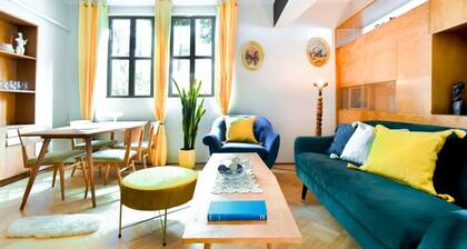 Creative 70s-Inspired Stay | Center + Parking