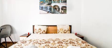 1 Schlafzimmer, kostenloses WLAN, Bettwäsche