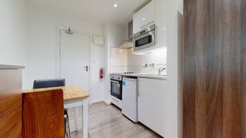 Microwave, oven, stovetop, toaster