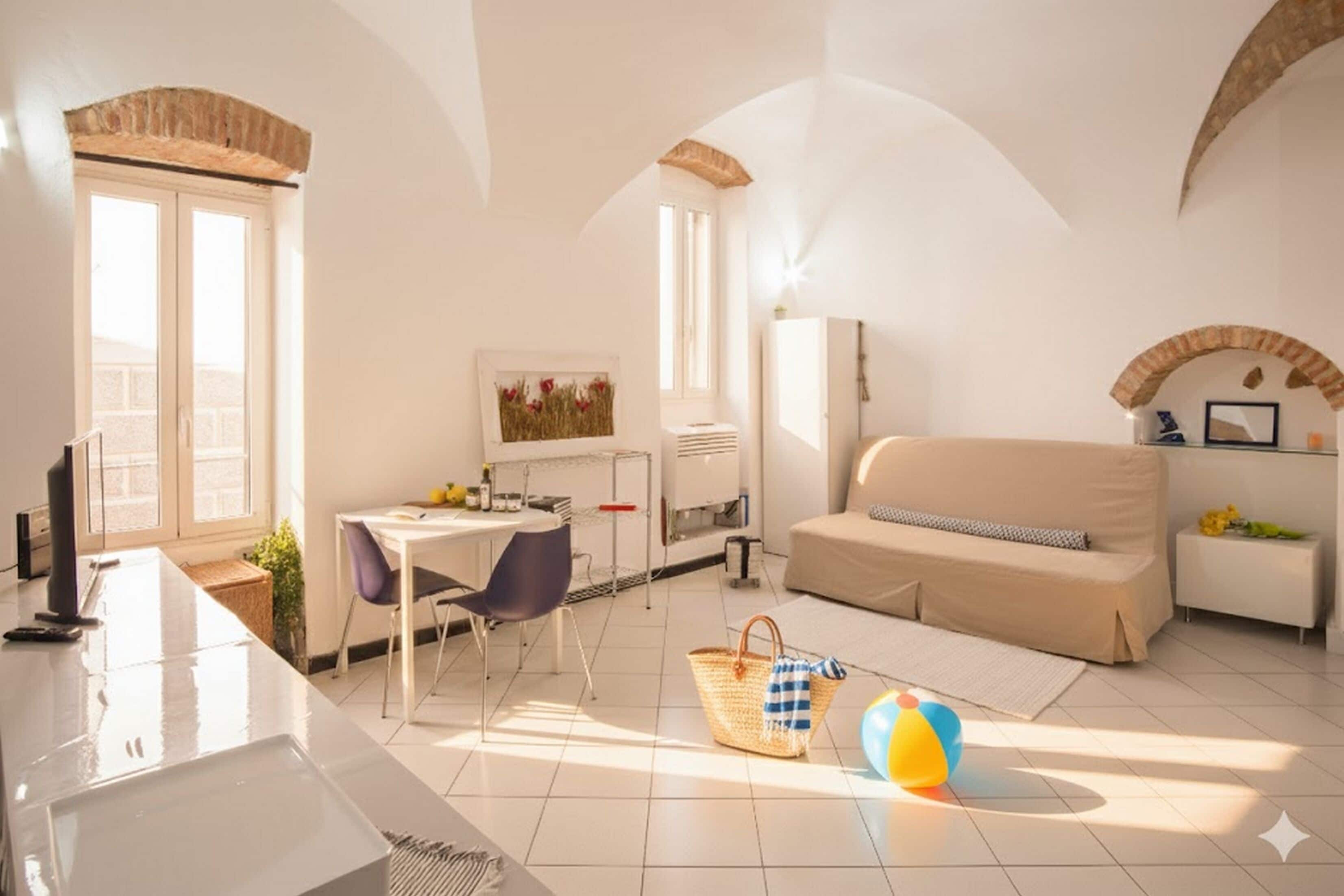 ロフト | リビング エリア | 32 インチのスマートテレビ (デジタル放送視聴可)