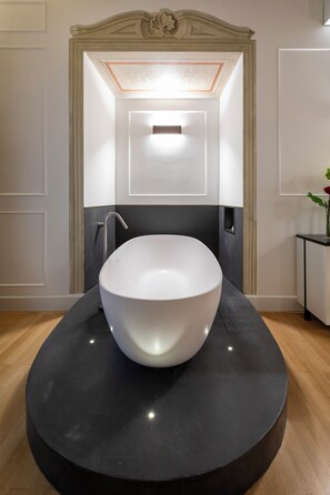 King Studio Deluxe | 1 quarto, roupas de cama de algodão egípcio, roupas de cama premium