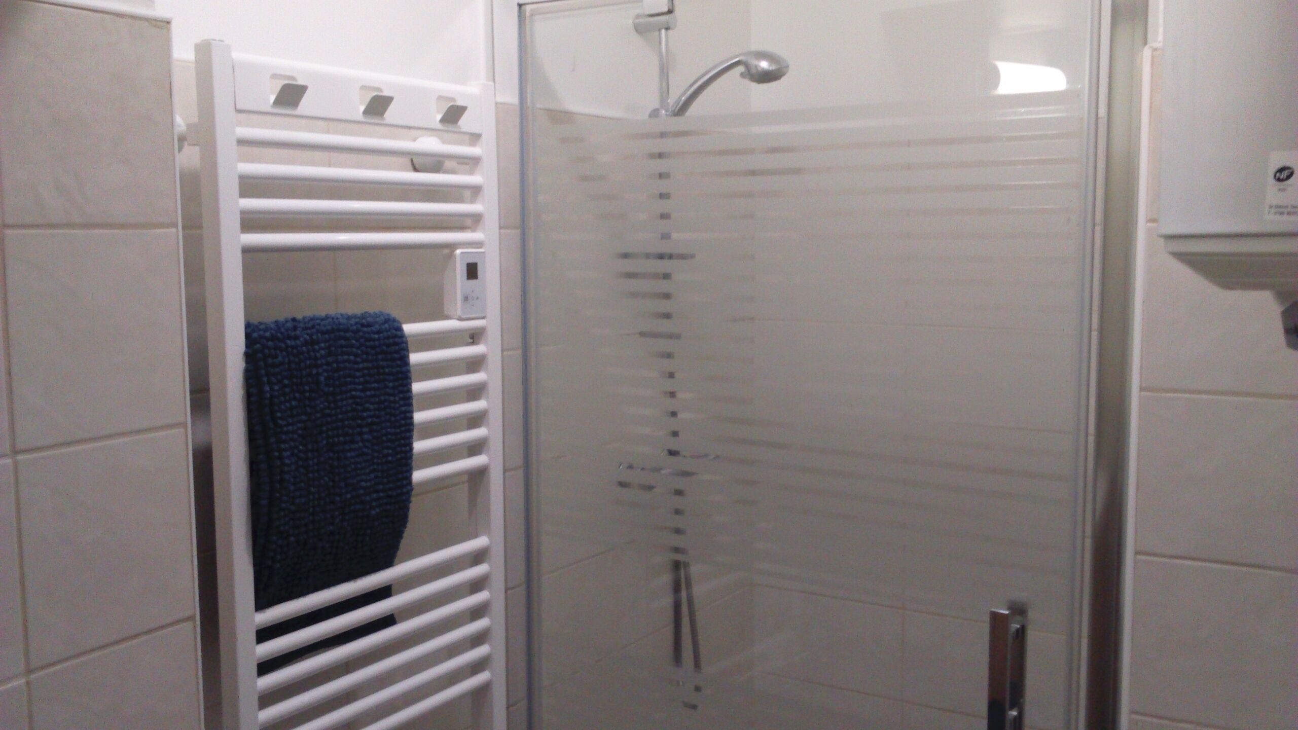 Sèche-cheveux, serviettes fournies