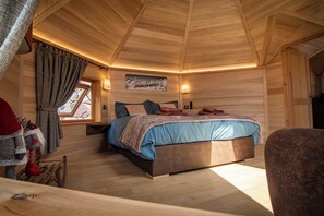 1 bedroom, iron/ironing board, travel cot, WiFi - Kota Finlandais Natty Insolite et Haut de Gamme au Cœur de la Nature (Soultzeren)