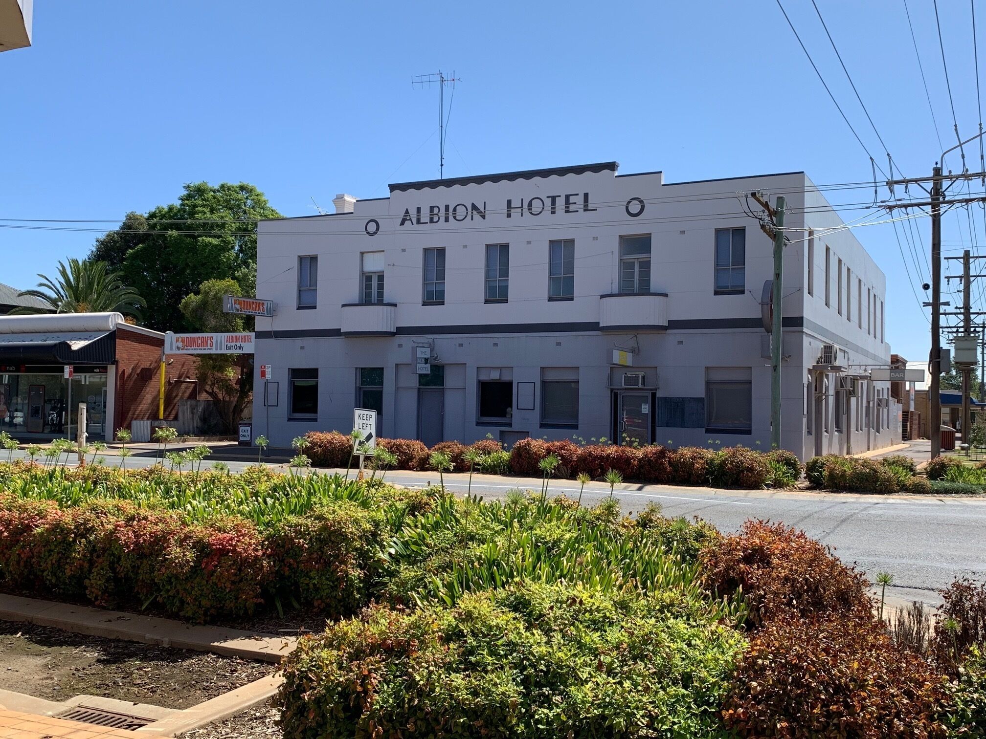 The Unit is on the upper floor of the former Albion Hotel Building
