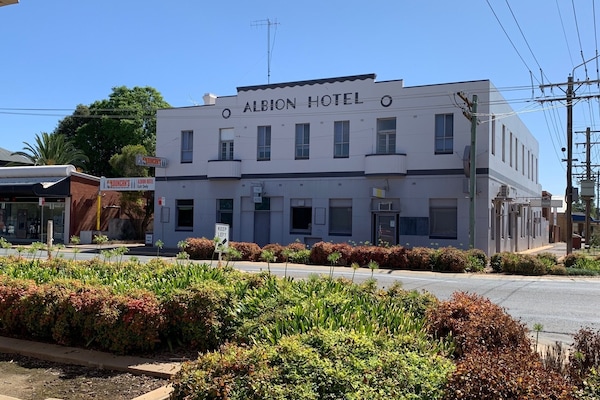 The Unit is on the upper floor of the former Albion Hotel Building
