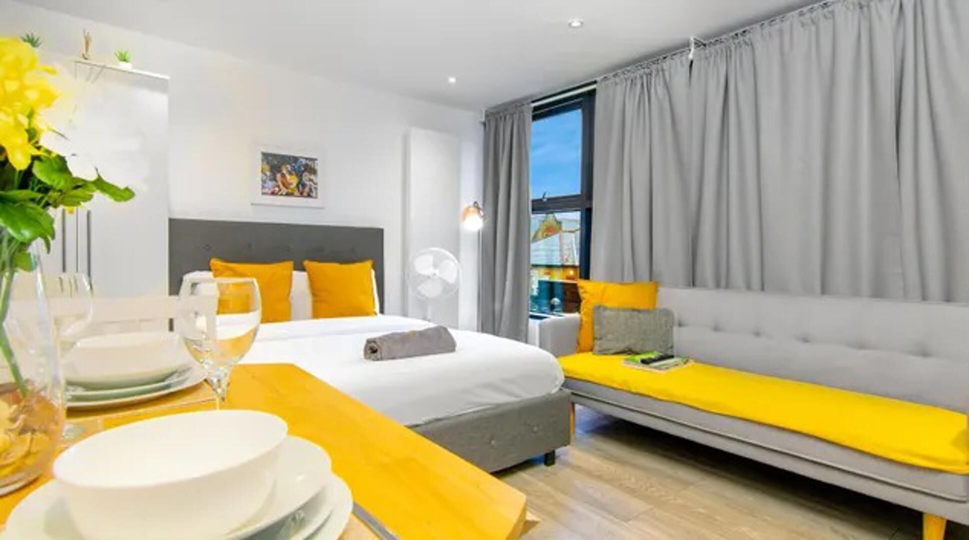 Studio | Kostenloses WLAN, Bettwäsche