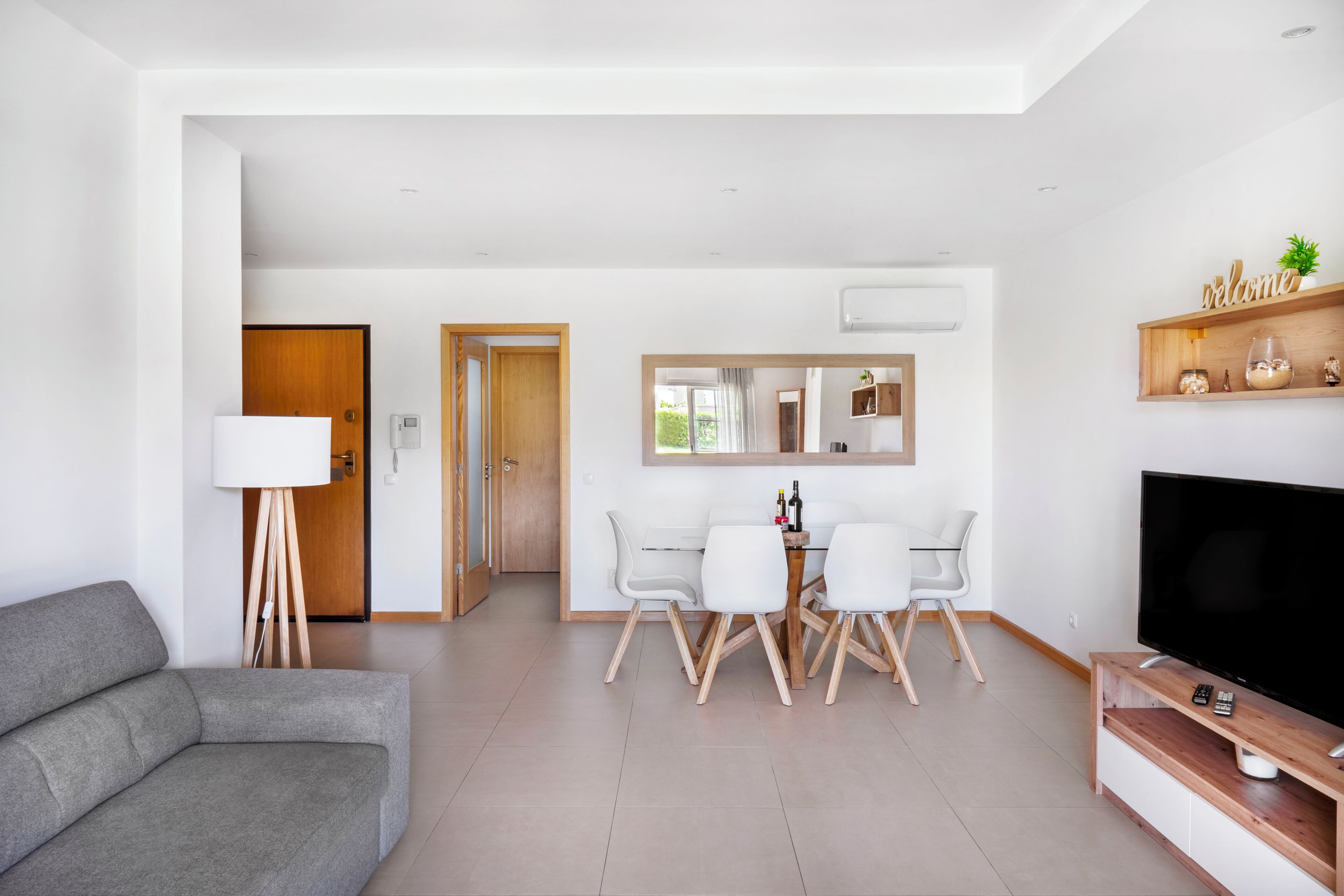 TV connectée, cheminée