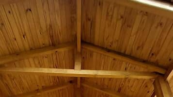 Cabana clássica, vista para o jardim | 1 quarto, quartos à prova de som, Wi-Fi de cortesia, roupa de cama