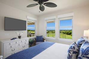 4 bedrooms, desk, iron/ironing board, travel crib