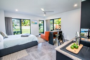 1 bedroom, iron/ironing board, bed sheets