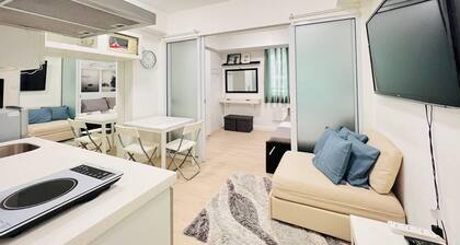 Enjoy manmade beach and wavepool in Azure residences at the center of the city!