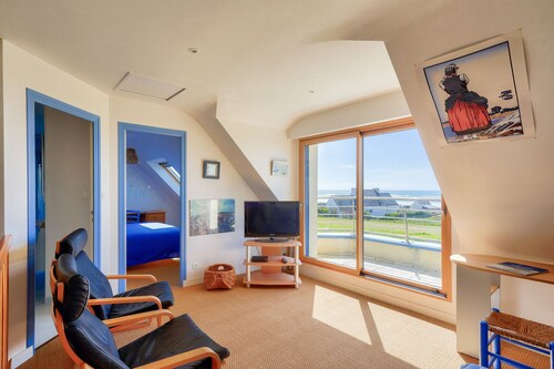 Meerblick, 200m vom Strand entfernt, Haus für 9