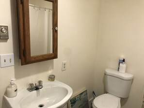 Asciugacapelli, asciugamani, sapone, shampoo