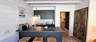 Ski-in/ski-out & foot of the slopes, Ground floor, terrace, tv, ski locker, 60m², Pra Loup